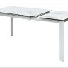 Стол CORNER 120 HIGH GLOSS STATUARIO керамика, стекло/ белый каркас, DISAUR заказать по цене 59 400 руб. в Омске