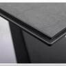 Стол обеденный Signal DIUNA Ceramic 160 раскланой (Pietra Di Savoia серый/черный мат) заказать по цене 166 934 руб. в Омске