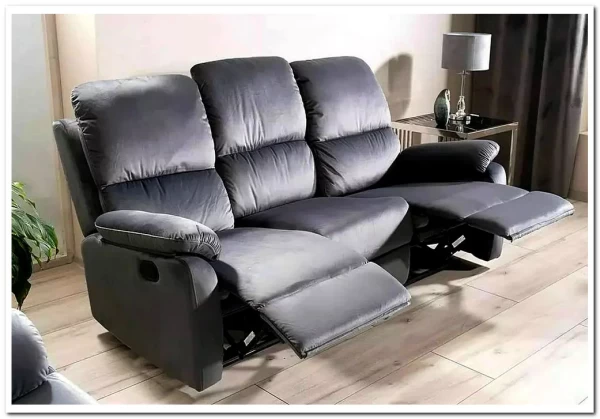 Диван-реклайнер Signal SPENCER 3 VELVET (серый) заказать по цене 92 497 руб. в Омске