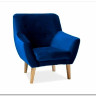 Кресло Signal NORDIC 1 Velvet Bluvel 86 (синий) заказать по цене 46 811 руб. в Омске