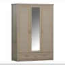 Шкаф с зеркалом Классик SZF2D1L2S глиняный серый БРВ заказать по цене 105 620 руб. в Омске