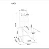 Стул кухонный SIGNAL AXO Brego 34 (бежевый/черный) заказать по цене 9 991 руб. в Омске