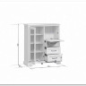 Тумба Stylius (Стилиус) B169-KOM1W1B3S BRW заказать по цене 36 550 руб. в Омске