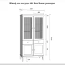 Шкаф для посуды Бон Вояж 222 из массива сосны заказать по цене 48 250 руб. в Омске