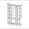 Витрина FL-W3 Florencja Taranko   заказать по цене 379 773,90 руб. в Омске