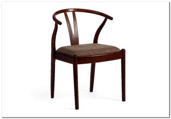 Стул WISHBONE (mod. C-5280) Темный орех (HN GLAZE) заказать по цене 10 290 руб. в Омске