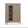 Тумба-витрина Classic глиняный серый KOM1W1D1B BRW заказать по цене 32 910 руб. в Омске