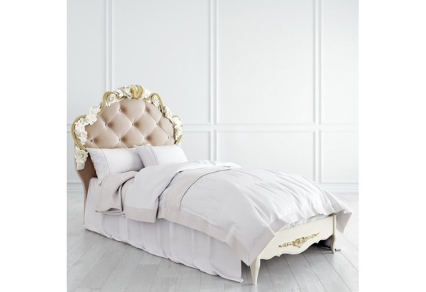 Купить Кровать с мягким изголовьем 90*190 Romantic R409-K02-AG-B01 с доставкой по России по цене производителя можно в магазине Другая Мебель в Омске