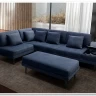 Модульный диван Милан-1 Soft Time с баром  и пуфом заказать по цене 227 920 руб. в Омске