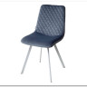 Стул DAIQUIRI BLUVEL-06 BLUE / белый каркас, велюр заказать по цене 4 050 руб. в Омске