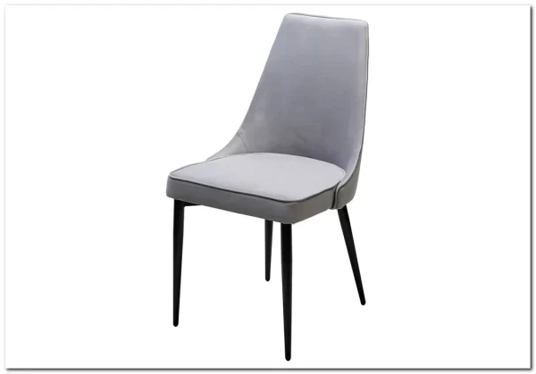 Стул NEPAL-P СВЕТЛО-СЕРЫЙ BM-4, велюр/ черный каркас заказать по цене 7 100 руб. в Омске