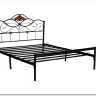 Купить Кровать Federica (mod. AT-881) 160*200 (Queen bed), красный дуб/черный с доставкой по России по цене производителя можно в магазине Другая Мебель в Омске