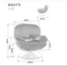 Кресло SIGNAL BRIGITTE Brego 68 карри/хром заказать по цене 44 386 руб. в Омске