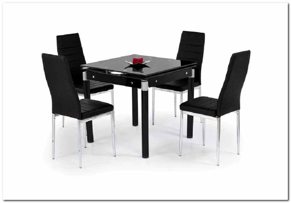Стол обеденный Halmar KENT раскладной (черный) заказать по цене 27 180 руб. в Омске