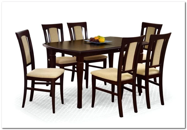 Стол обеденный Halmar FRYDERYK 160/240 раскладной (темный орех) заказать по цене 51 801 руб. в Омске