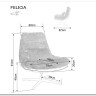 Кресло SIGNAL FELICIA Raven 44 корица/бежевый/черный мат заказать по цене 42 421 руб. в Омске
