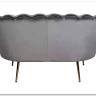 Диван SIGNAL CAMELLIA 2 Velvet Bluvel 14 (серый/золотой) заказать по цене 42 092 руб. в Омске