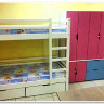 Двухъярусная кровать В-КР-040 80х190 Тимберс Кидс (массив сосны) по цене 37 900 руб. в магазине Другая Мебель в Омске