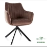 Стул кухонный Signal AZALIA Velvet Bluvel 38 поворотный (капучино/черный) заказать по цене 20 033 руб. в Омске