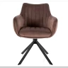 Стул кухонный Signal AZALIA Velvet Bluvel 38 поворотный (капучино/черный) заказать по цене 20 033 руб. в Омске