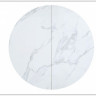 Стол TRENTO 120 HIGH GLOSS STATUARIO Белый мрамор глянцевый, керамика/ белый каркас заказать по цене 73 620 руб. в Омске