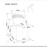 Стул кухонный Signal GLIS II (бежевый) заказать по цене 8 562 руб. в Омске