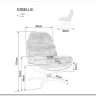 Кресло SIGNAL GISELLE античный розовый/бежевый/черный мат заказать по цене 44 912 руб. в Омске