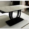 Стол MATERA 160 MARBLES KL-99 Белый мрамор матовый, итальянская керамика/ черный каркас заказать по цене 116 100 руб. в Омске