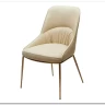 Стул АБРИОЛА (ABRIOLA) цвет МОЛОЧНЫЙ Milk T1-02, экокожа / шампань, ®DISAUR заказать по цене 12 650 руб. в Омске