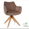 Стул кухонный Signal AZALIA D Velvet Bluvel 40 поворотный (темно-бежевый/дуб) заказать по цене 21 209 руб. в Омске
