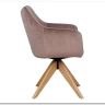 Стул кухонный Signal AZALIA D Velvet Bluvel 40 поворотный (темно-бежевый/дуб) заказать по цене 21 209 руб. в Омске