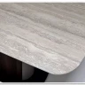 Стол DAGFINN 160 IVORY TRAVERTINE SOLID CERAMIC / Кофе / Орех, ®DISAUR заказать по цене 95 600 руб. в Омске