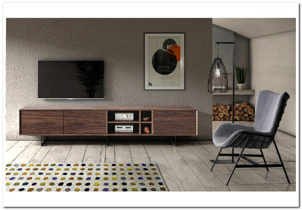 Тумба ТВ DUPEN TV130 WALNUT заказать по цене 89 700 руб. в Омске