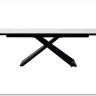 Стол LIVORNO 180 MATT WHITE MARBLE SOLID CERAMIC / BLACK заказать по цене 88 950 руб. в Омске