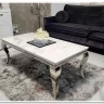 Стол журнальный Signal PRINCE A Ceramic (белый Calacatta/хром) заказать по цене 36 707 руб. в Омске