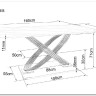 Стол обеденный Signal HERMES (эффект белого мрамора/золотой) заказать по цене 118 101 руб. в Омске