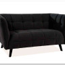 Диван CASTELLO 2 Velvet Bluvel 19  Signal (черный) заказать по цене 90 051 руб. в Омске