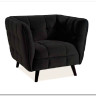 Диван CASTELLO 2 Velvet Bluvel 19  Signal (черный) заказать по цене 90 051 руб. в Омске