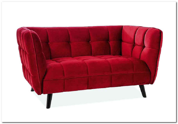 Диван CASTELLO 2 Velvet Bluvel 59  Signal (бордовый) заказать по цене 90 051 руб. в Омске