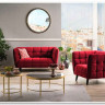 Диван CASTELLO 2 Velvet Bluvel 59  Signal (бордовый) заказать по цене 90 051 руб. в Омске