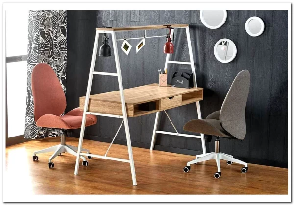 Стол компьютерный HALMAR B48 (дуб сонома/белый) заказать по цене 31 187 руб. в Омске