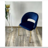Стул AGNES BLUVEL-86 NAVY BLUE, золотой каркас заказать по цене 4 725 руб. в Омске