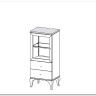 Комод-бар LA-KB 1/2 BAREK L/P Lagos Taranko заказать по цене 97 820,55 руб. в Омске