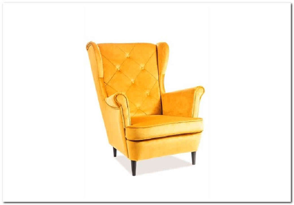 Кресло LADY Velvet Bluvel 68  Signal (карри) заказать по цене 50 392 руб. в Омске