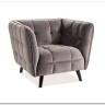 Кресло CASTELLO 1 Velvet Bluvel 14  Signal (серый) заказать по цене 64 889 руб. в Омске