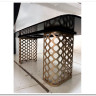 Стол CHIAVARI 220 KL-116 Черный мрамор матовый, итальянская керамика / бронзовый, DISAUR заказать по цене 96 480 руб. в Омске