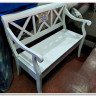 Скамейка ALBIZZI (Альбицци) pure white (белый) заказать по цене 27 217 руб. в Омске