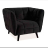Кресло CASTELLO 1 Velvet Bluvel 19  Signal (черный) заказать по цене 64 889 руб. в Омске