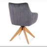 Стул кухонный Signal AZALIA D Velvet Bluvel 14 поворотный (серый/дуб) заказать по цене 21 209 руб. в Омске