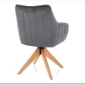 Стул кухонный Signal AZALIA D Velvet Bluvel 14 поворотный (серый/дуб) заказать по цене 21 209 руб. в Омске